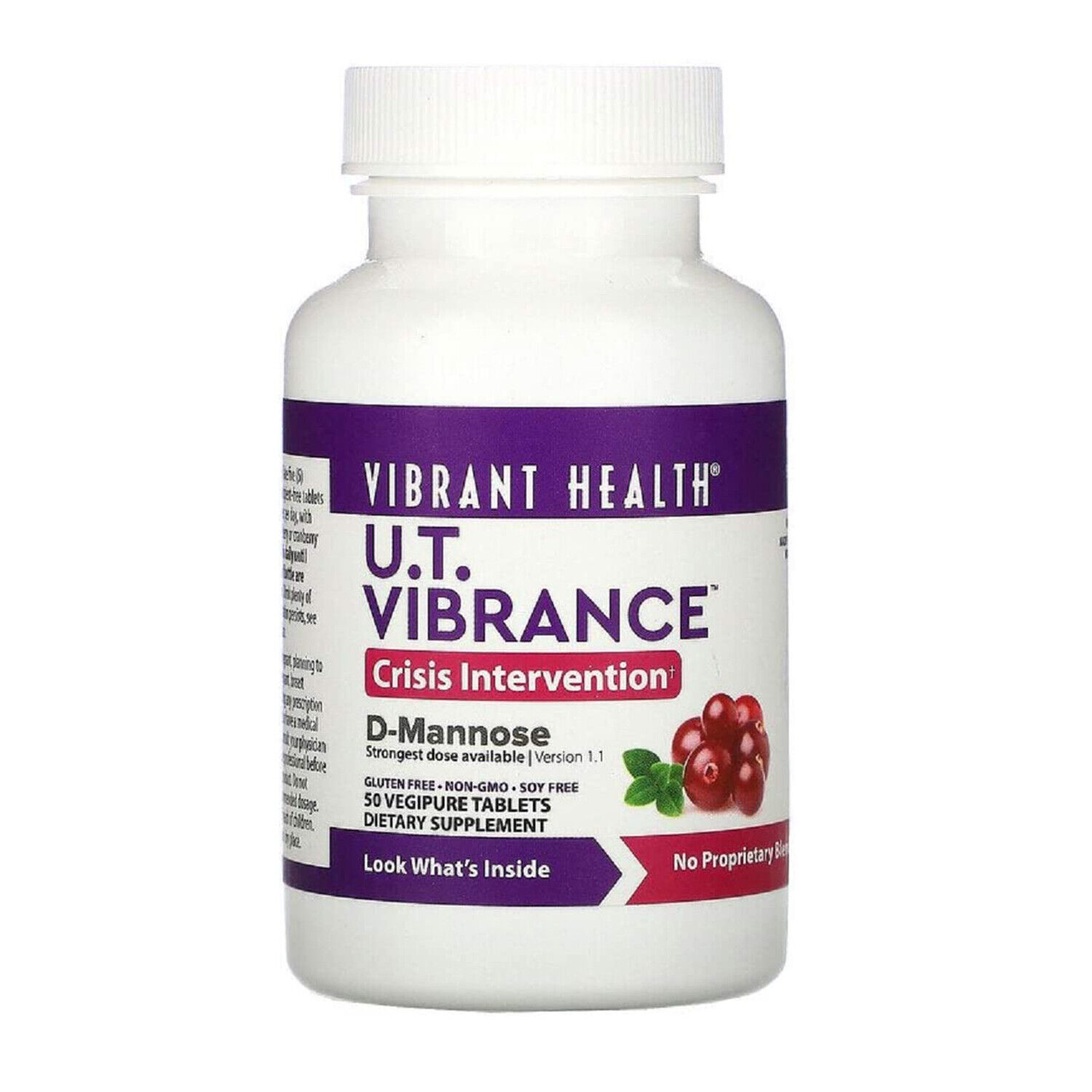 Vibrant Health U.T. Vibrance, 50 Vegipure Tablets - $28.00