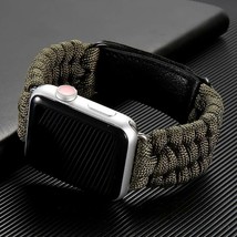 Outdoors Survival Rope Strap Apple Watch Band 44mm 42mm 40mm 38mm Woven ... - $369.95 MXN+