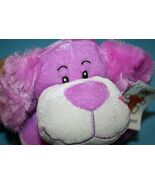 Mardi Gras Plush Appeal Purple Dog 10" Kiss Me Valentine Soft Toy Stuffe... - $10.40