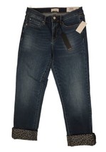 Nicole Miller Jeans Capri Soho High Rise Straight Size 8 Medium Blue New W/ Tags - £24.16 GBP