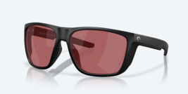 NEW Costa Del Mar FERG XL POLARIZED Sunglasses Matte Black / Rose Glass ... - $163.34