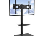 VEVOR TV Stand Mount, for 32 to 65 inch TVs, with Tempered Glass Base fo... - $55.90
