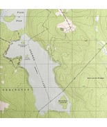 Map Brewer Lake Maine USGS 1982 Topographic Geological 1:24000 27x22&quot; TO... - $19.99