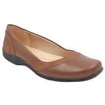 LifeStride Women Ballet Flats Deja Vu Size US 9.5W Tan Snake Print Faux Leather - £27.69 GBP