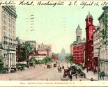 Washington DC - Pennsylvania Avenue Street View Trolley 1905 UDB Postcar... - $9.85