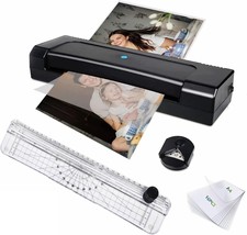 laminator Machine with Laminating Sheets, 9&quot; Hot Laminator, 4 in 1 Personal - £33.52 GBP