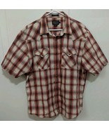 Pendleton Shirt Mens XL Plaid Short Sleeve Frontier Western Pearl Snap B... - $540.10 MXN