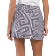 NWT TOMMY BAHAMA Navy Blue Diced Geo Golf Tennis Knit Straight Skort - S M L image 2
