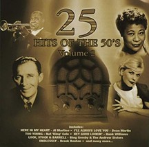 25 Hits of the 50&#39;s Vol:2 Cd - £9.41 GBP