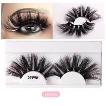 Color Mink Hair False Eyelashes Naturally Fit Thick Eyelashes(D0101H9WFAU.) - $6.70