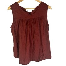 Sonoma Good Life Women’s Blouse Color Maroon And Size PL - £4.45 GBP