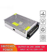AC to DC 24V 240W 10A Switching Power Converter 110V 220V LED Driver Ada... - $49.01 CAD