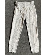 Free People Movement Womens Patchwork Sweatpant Leggings Heather Gray Sz S - $19.75