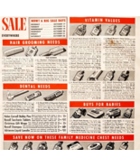 1955 Rexall Drug Pharmacy Store Sale Advertisement Vintage Medicines DWF12 - €21,47 EUR