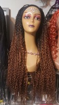 ROSEBONY Box Braided Headband Wigs for Black Women Micro Braids 30 Inch Long Wig - £34.07 GBP