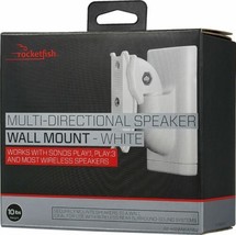 NEW Rocketfish Multi-Directional Speaker Wall Mount White 4 Sonos Play:3 Play:1 - £9.59 GBP