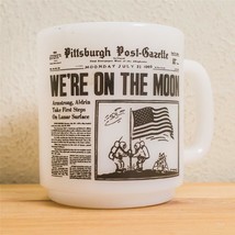 Vintage Pittsburgh Post Gazette We&#39;re On The Moon July 21 1969 Mug Cup W... - $24.74