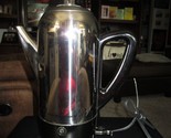 Hamilton Beach 40622R Stainless Steel Electric Coffee Pot / Percolator - £31.18 GBP