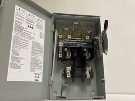 Eaton DG222NRB 60A 240V 2-Pole Fusible Safety Switch, NEMA 3R Enclosure - $79.00