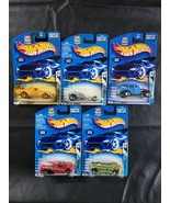 2003 Hot Wheels Wild Wave Complete Set of 5 &#39;40 Woody, Deoria II El Camino - $19.76 CAD