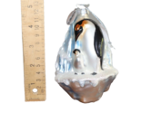 SeaWorld Collector Blown Glass Baby Penguin Chick Mother Christmas Ornam... - $20.00