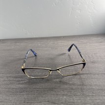 Kate Spade Eyeglasses Laurianne U1F Blue Gold Black FRAMES ONLY 52-16 140 - $413.76 MXN