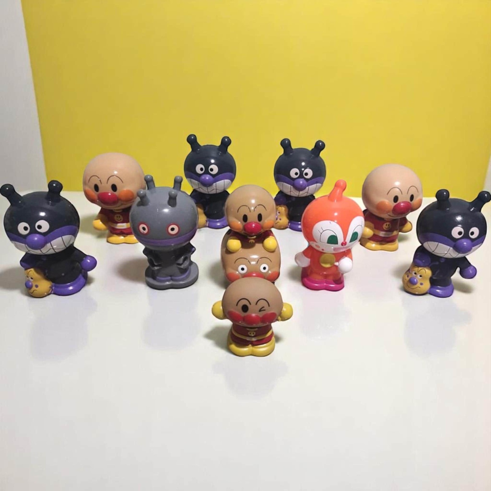 Anpanman Mini Figures Set of 10 by BANDAI – Rare Japan Anime Collectible... - $48.50
