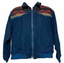 PENDLETON High Grade Western Wear Aztec Wool Bomber USA Men Jacket XL - £66.93 GBP
