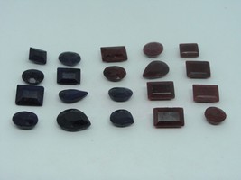 220Carats 20 Pieces Mix Ruby Sapphire Color Enhanced Gemstones Pack Lot EL1326 - £56.72 GBP