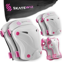 Skatewiz Skate Pads - Knee, Elbow, And Wrist Guards For, Roller Skate Pads. - $42.95