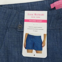 Isaac Mizrahi Women&#39;s Tailored Blue Shorts 4 New With Tags - £11.68 GBP