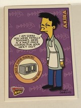 The Simpsons Trading Card 2001 Inkworks #25 Akira - £1.55 GBP