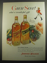 1956 Johnnie Walker scotch Ad - Great Scot! What a wonderful gift - £14.55 GBP