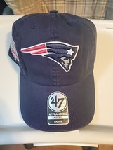 47 NFL NEW ENGLAND PATRIOTS FRANCHISE LARGE FITTED MENS HAT BLUE  NEW - $28.04
