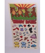 Vintage Stickers SUPER RARE Teddy Dates Maxi Activity Bears Stickers Dre... - £11.83 GBP