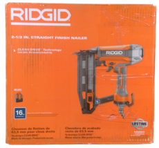 USED - RIDGID R250SFF 2-1/2&quot; Straight Finish Nailer (TOOL ONLY) - £55.10 GBP