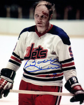 Bobby Hull Autographed 8x10 Photograph (Bloody) - Winnipeg Jets - £39.31 GBP