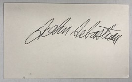 John Sebastian Signed Autographed Vintage 3x5 Index Card - $14.99