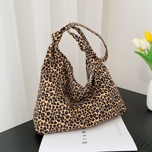 Igner handbags for women shopping canvas ladies fashion casual leopard shoulder shopper thumb200