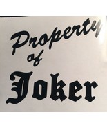 Suicide Squad|Harley Quinn|Property Of Joker|DECAL|Sticker| Joker|Katana... - £2.50 GBP