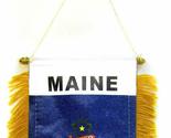 K&#39;s Novelties State of Maine Mini Flag 4&quot;x6&quot; Window Banner w/Suction Cup - $2.88