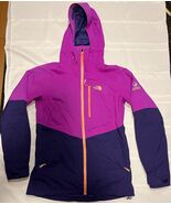 North Face Sickline Hooded Winter Jacket Steep Series Zip Front Purple S... - $99.00