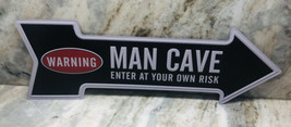 Retro Door Knob Sign. Man Cave-Enter At Your Own Risk 17 Inches Wide - £38.91 GBP