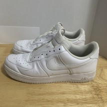 Nike Mens Air Force 1 Low &#39;07 White Leather Shoes Sneakers Size 14 US 31... - $701.17 MXN