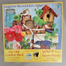 Old Garden Shed Jigsaw Puzzle 500+ Pcs Jane Maday Art Plant Flower Bird ... - £6.02 GBP