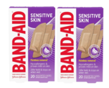 Band Aid Brand Adhesive Bandages for Sensitive Skin, Assorted, 20 ct 2 Pack - $14.10