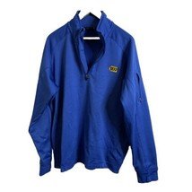 Sport-Tek Best Buy 1/4 Zip Blue Pullover Fleece Jacket Men&#39;s Size XL - £29.32 GBP