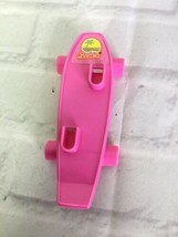 Vintage 80s Mattel California Dream Barbie Surf N Shop Accessory Pink Sk... - $10.39