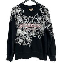 Burberry Sweatshirt M mens Doodle print jersey black squiggles crewneck ... - $306.90