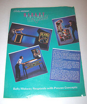 Kings Of Steel 10.5&quot; X 14&quot; Pinball Machine Magazine Ad Vintage Retro Game Art - £10.93 GBP